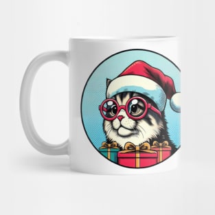 cute xmas cat Mug